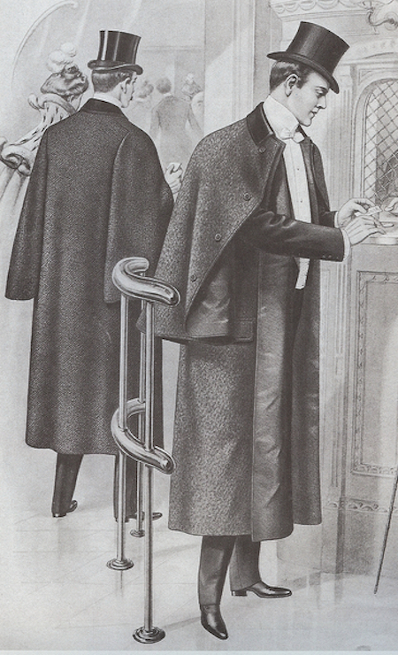Le macfarlane, un manteau imperméable qui serait apparu au XIXème siècle en Écosse