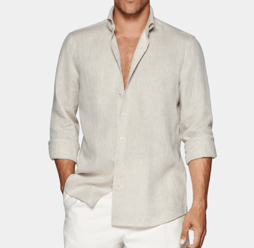 Meilleurs vêtements été - Comment porter chemise en lin Suitsupply