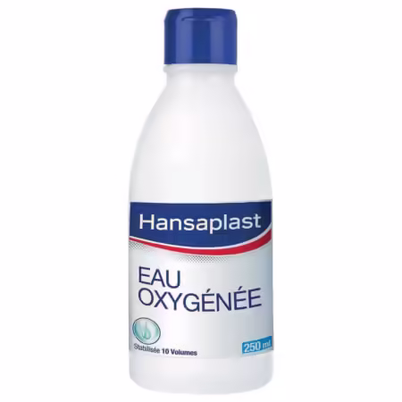 Meilleurs détachants naturels : eau oxygénée Hansaplat