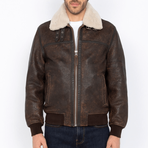 Meilleures marques de vestes en cuir pour homme - veste aviateur - Schott NYC
