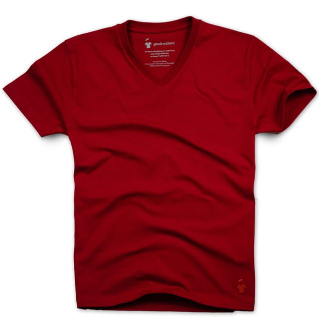 T-shirt Rayé Bleu Et Blanc Col V – Marque Forever21 (21 MEN), Taille Large