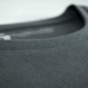 Tissu du T-shirt gris anthracite pour homme de GoudronBlanc