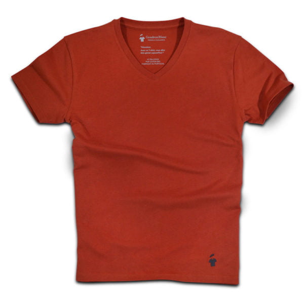 T-shirt XXL Neuf Couleur Rouille/moutarde - Jamais Porté, Avec étiquettes