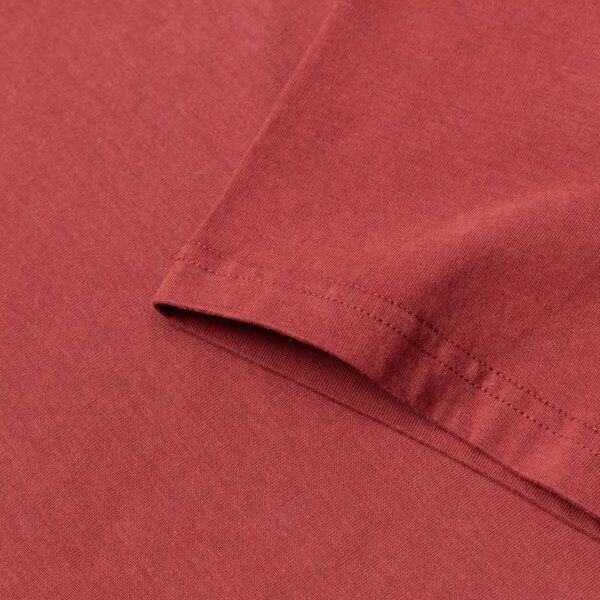 Manche T-shirt rouge brique - GoudronBlanc