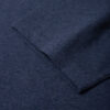 Manche du T-shirt bleu pétrole col rond - GoudronBlanc