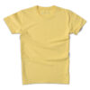 T-shirt col rond jaune zinc