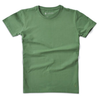 T-shirt vert aventure col rond