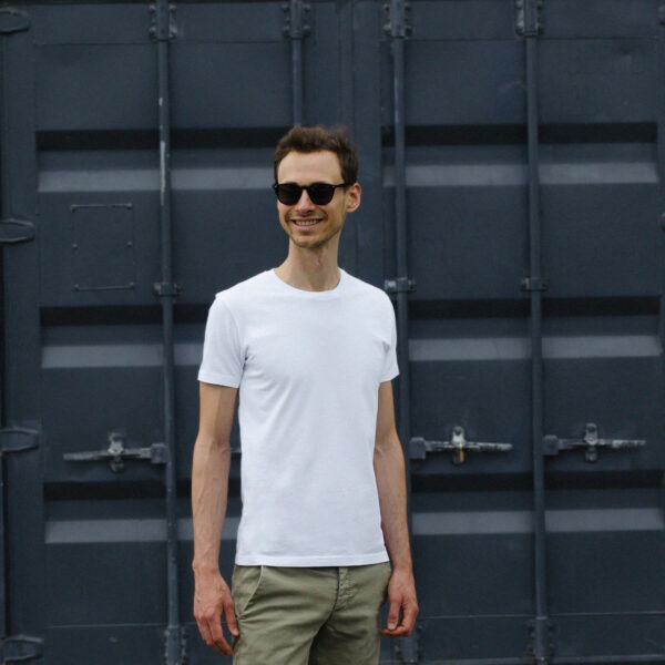 T-shirt Alphonse blanc de haute qualité - GoudronBlanc
