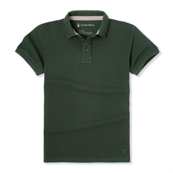 Polo vert alpin - GoudronBlanc