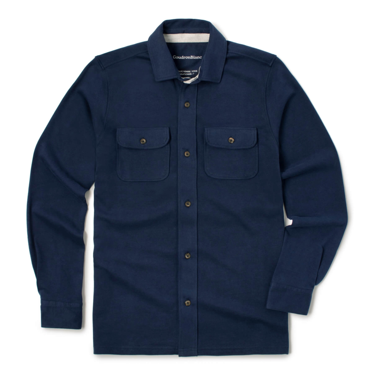 Surchemise bleu nocturne - GoudronBlanc