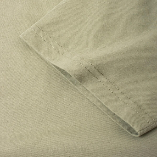 Manche courte du T-shirt col rond vert épopée - GoudronBlanc