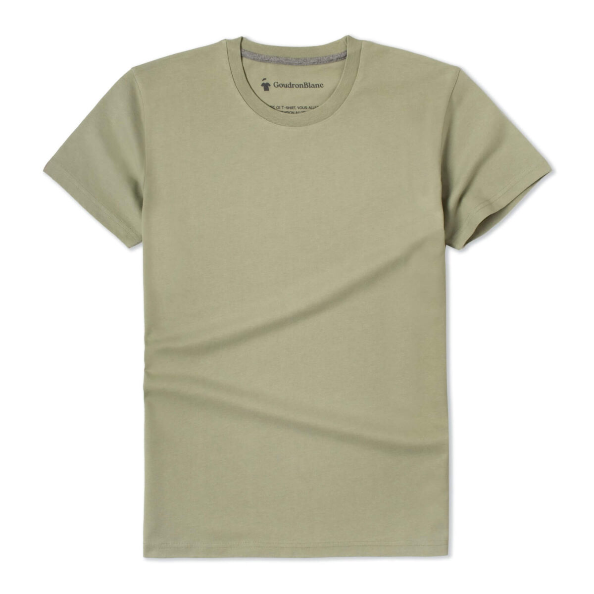 T-shirt col rond vert épopée - GoudronBlanc