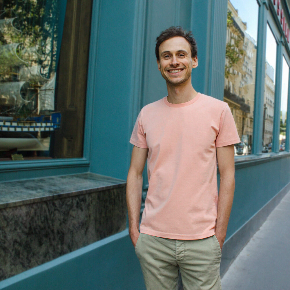 T-shirt souffle de quartz pour homme - GoudronBlanc