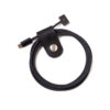 Grand range câble en cuir - Organisateur chargeur ordinateur - Noir infini