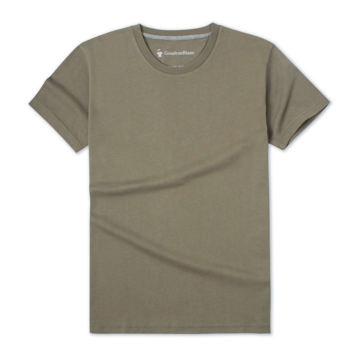 T-shirt gris tout-terrain col rond - GoudronBlanc