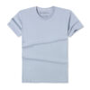 T-shirt col rond bleu silex - GoudronBlanc