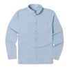 Chemise en jersey bleu silex - GoudronBlanc