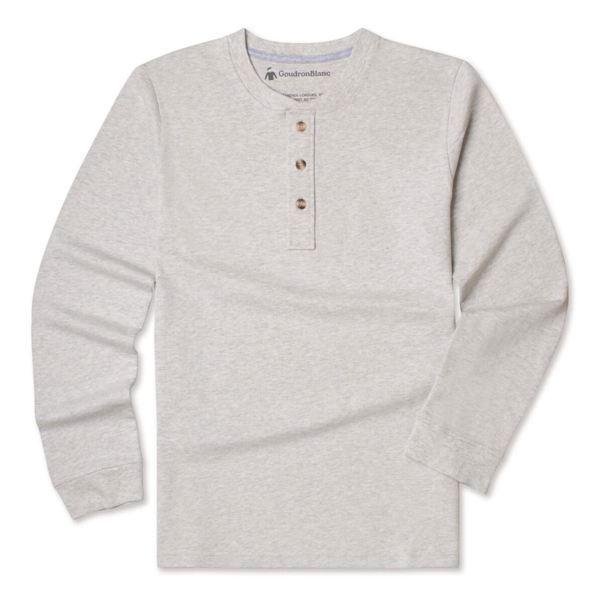 Henley gris sable - GoudronBlanc