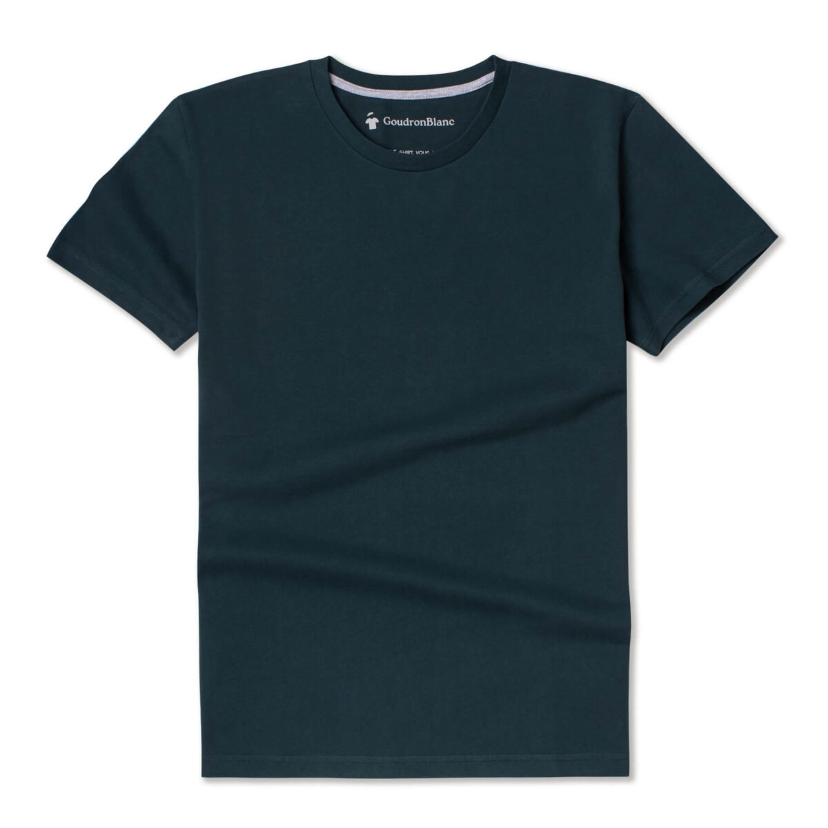 T-shirt vert basalte col rond